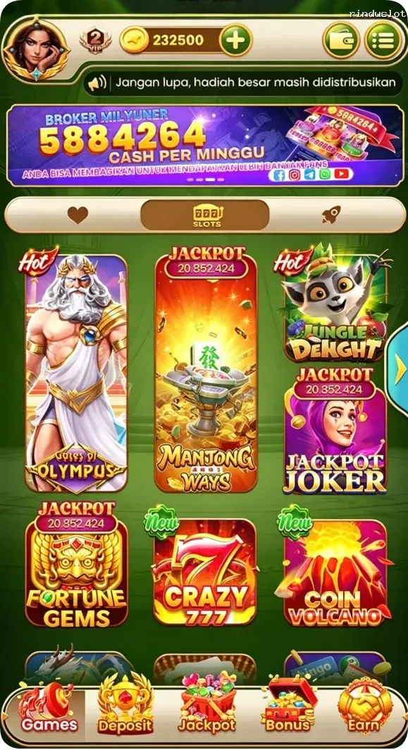 rinduslot Preview - Resmi Unduh